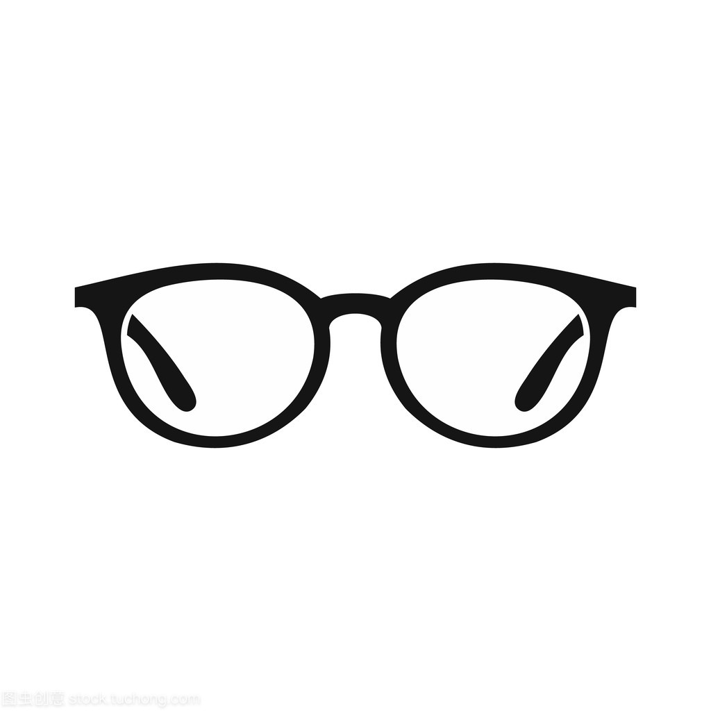 簡約風(fēng)格的眼鏡圖標設(shè)計